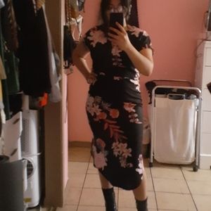 Flower Print Dress